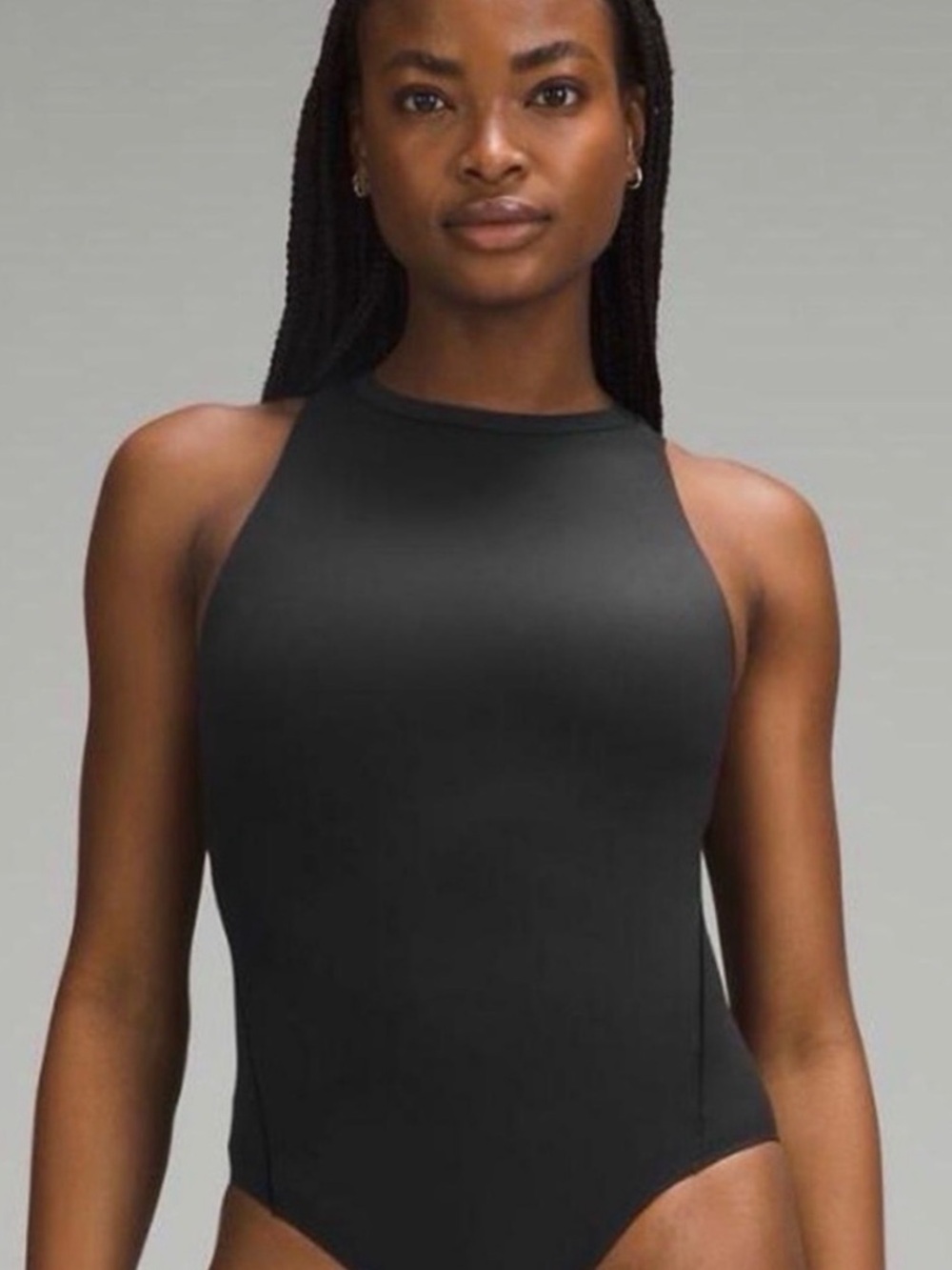 Lululemon Wundermost Ultra Soft High Neck Bodysuit Black
